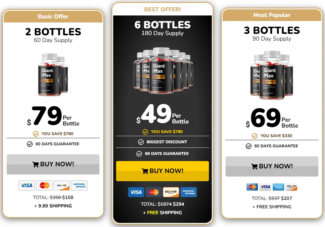 Giant Max order